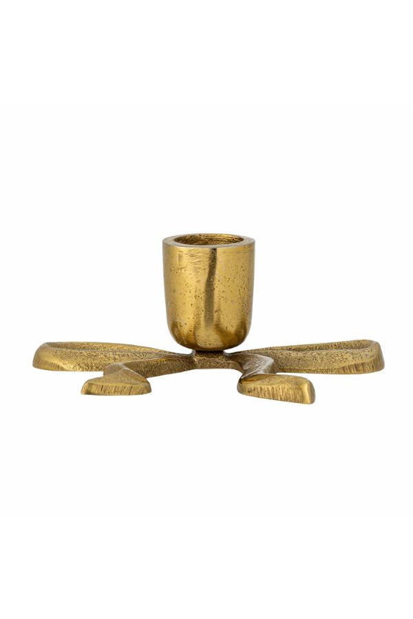 Bloomingville Nanda Candle Holder, Gold, Aluminum