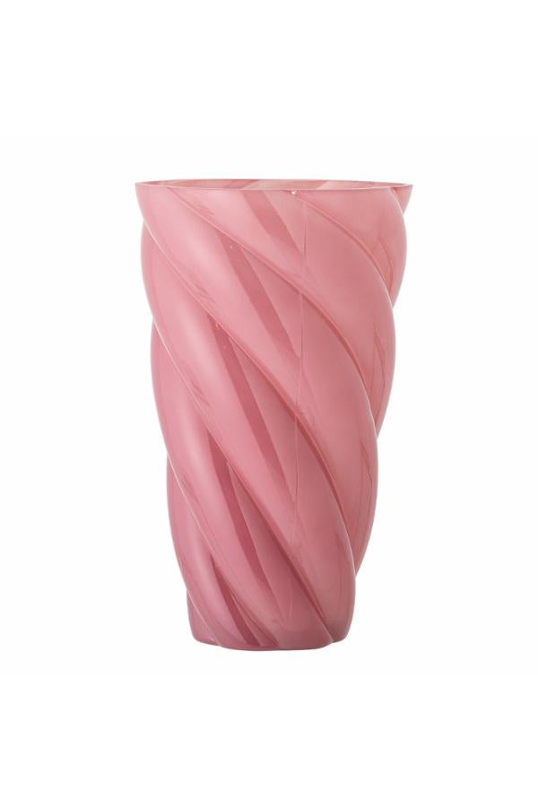 Bloomingville Callo Vase, Rose, Glass