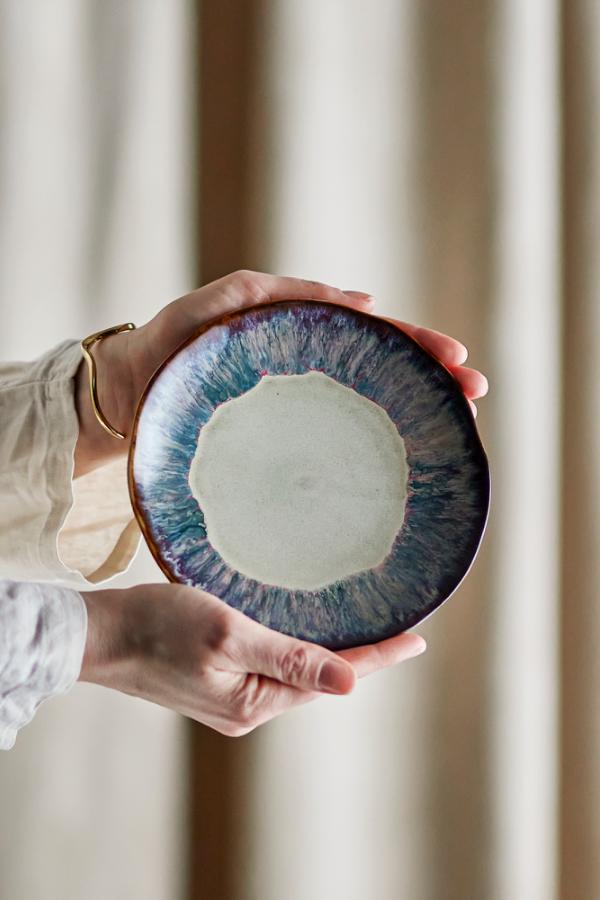 Bloomingville Imogen Plate, Multi, Stoneware
