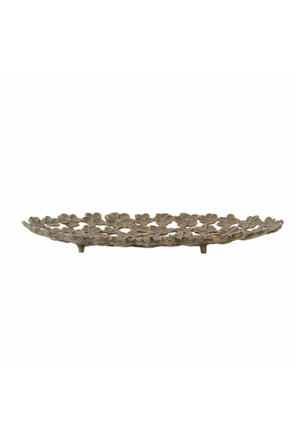 Creative Collection Micha Tray, Brass, Aluminum
