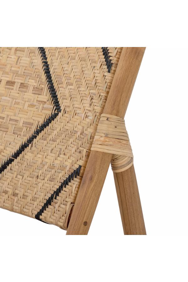 Creative Collection Lennox Lounge Chair, Nature, Teak