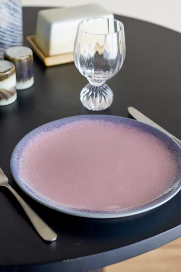 Bloomingville Paula Plate, Rose, Stoneware
