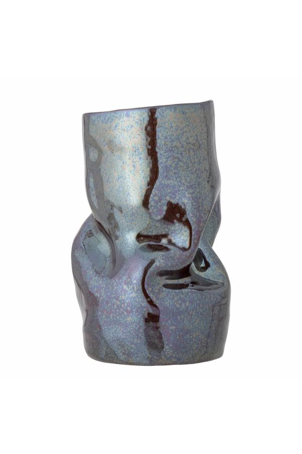 Bloomingville Apio Vase, Black, Stoneware