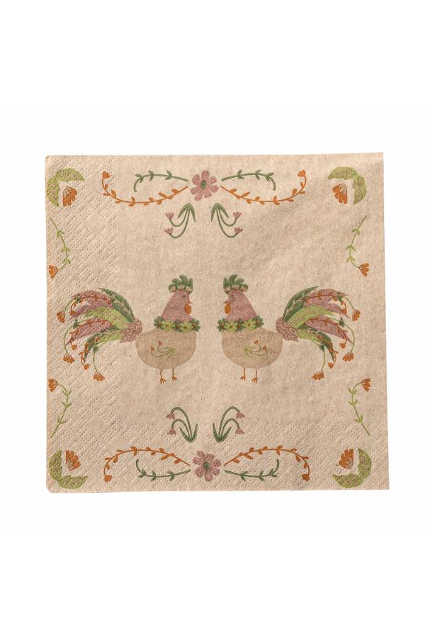 Creative Collection Joshua Napkin, Multi, FSC®Recycled, Paper