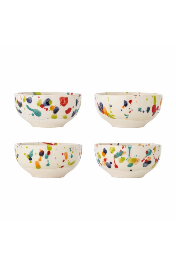 Bloomingville Freckles Bowl, Multi, Stoneware