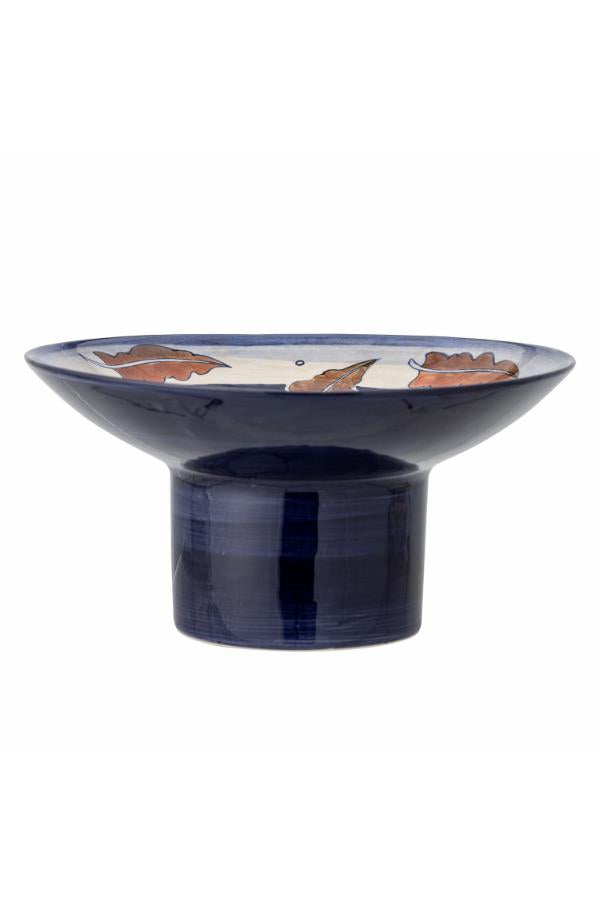 Bloomingville Myrna Pedestal Bowl, Multi, Stoneware