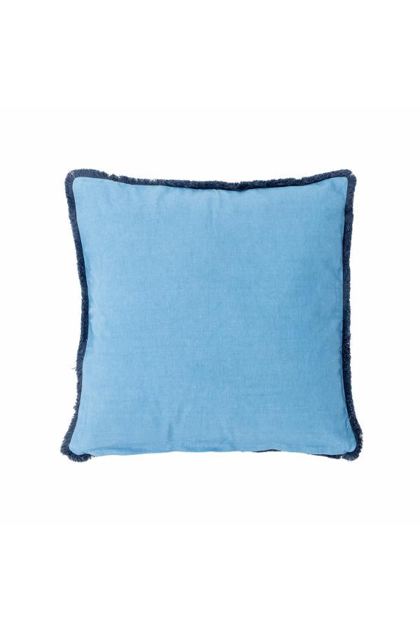 Creative Collection Laval Cushion, Blue, Cotton
