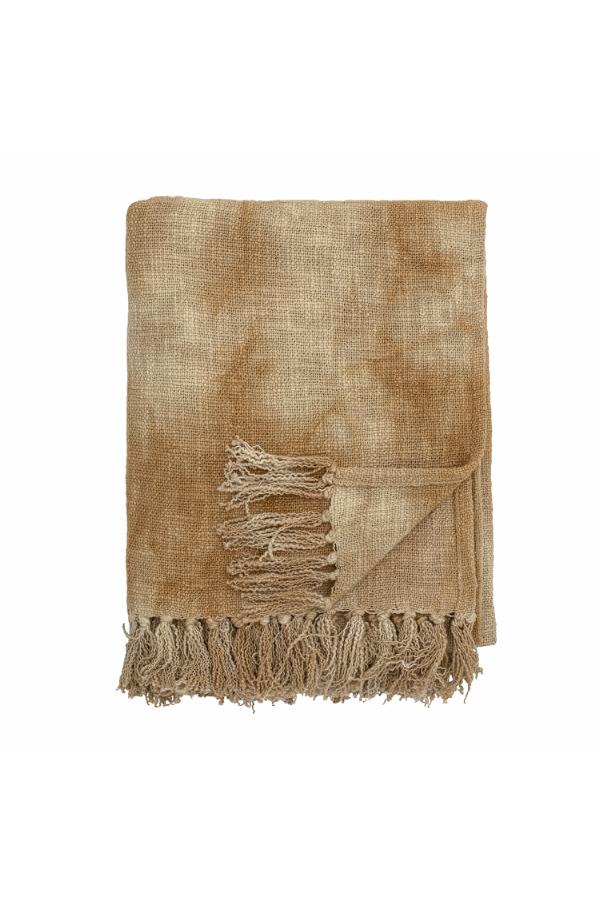 Bloomingville Thelma Throw, Yellow, Cotton