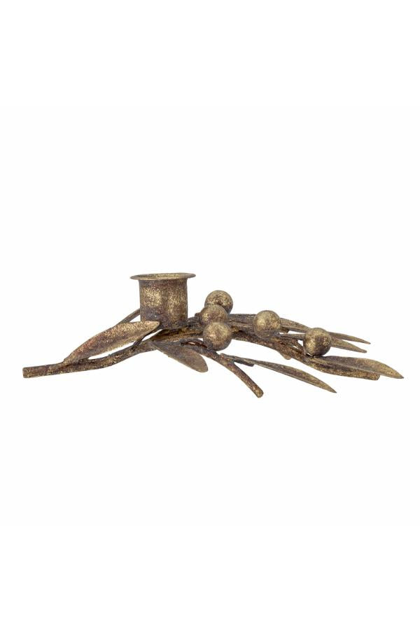 Bloomingville Mirabel Candle Holder, Gold, Metal