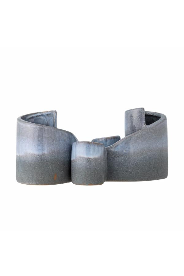 Creative Collection Meliad Bookend, Blue, Stoneware