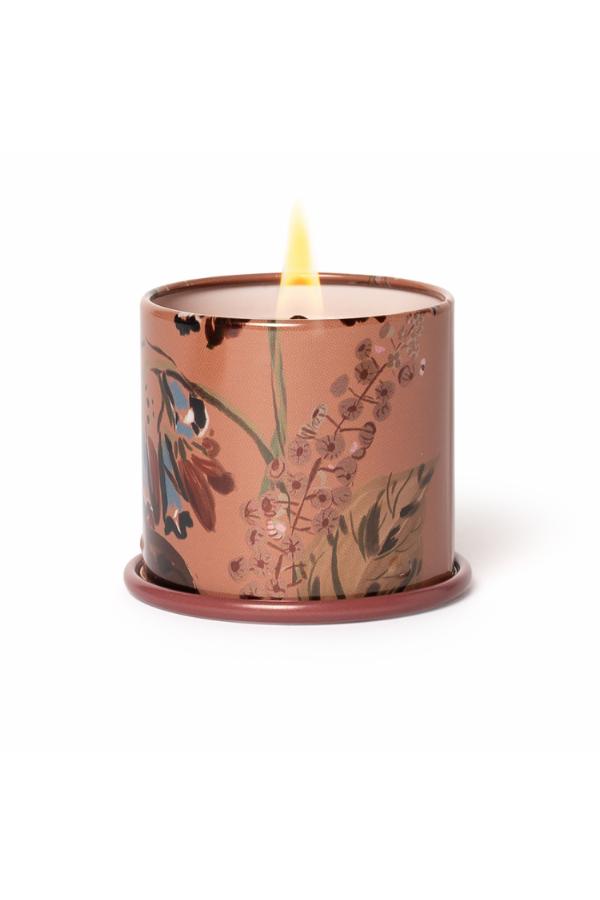 Illume Terra Tabac Demi Vanity Tin Candle, Brown,