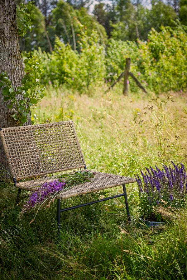 Bloomingville Vallone Lounge Chair, Nature, Polyrattan