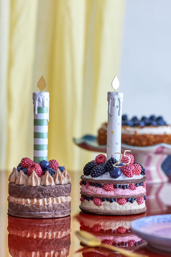 Bloomingville Hooray Birthday Decoration, Multi, Polyresin