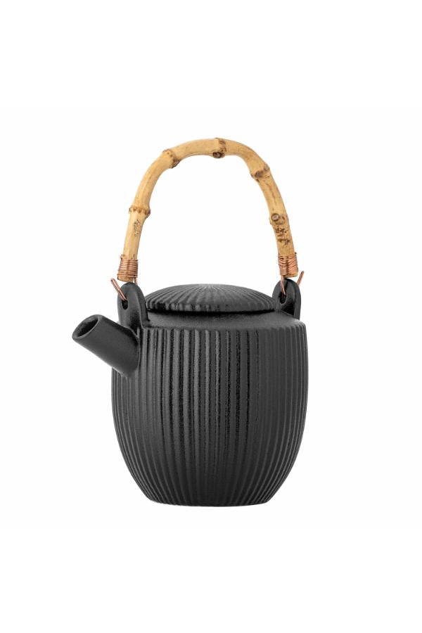 Bloomingville Neri Teapot, Black, Stoneware