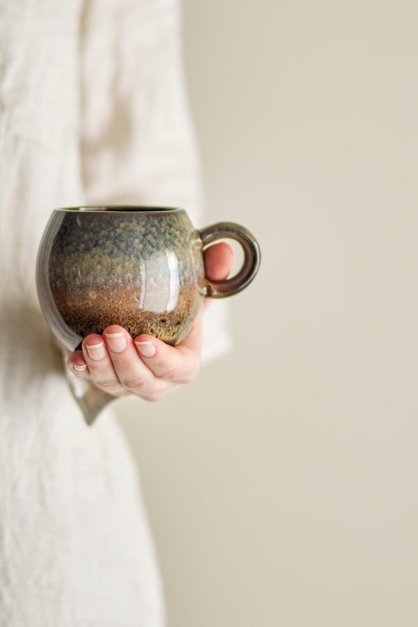 Bloomingville Paula Cup, Brown, Stoneware