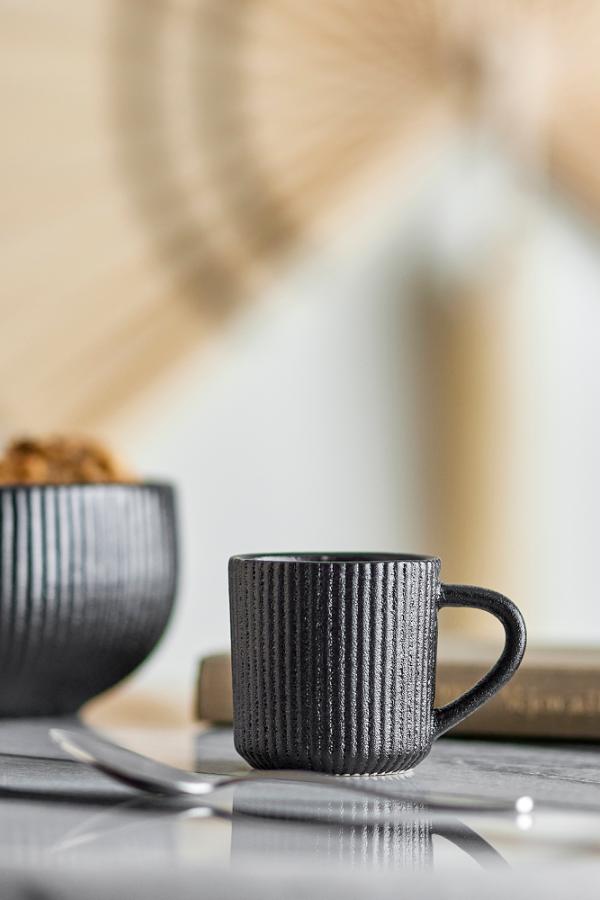Bloomingville Neri Espresso Cup, Black, Stoneware