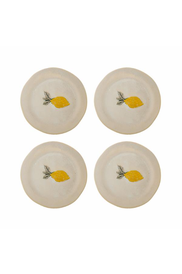 Creative Collection Hadden Plate, Yellow, Stoneware