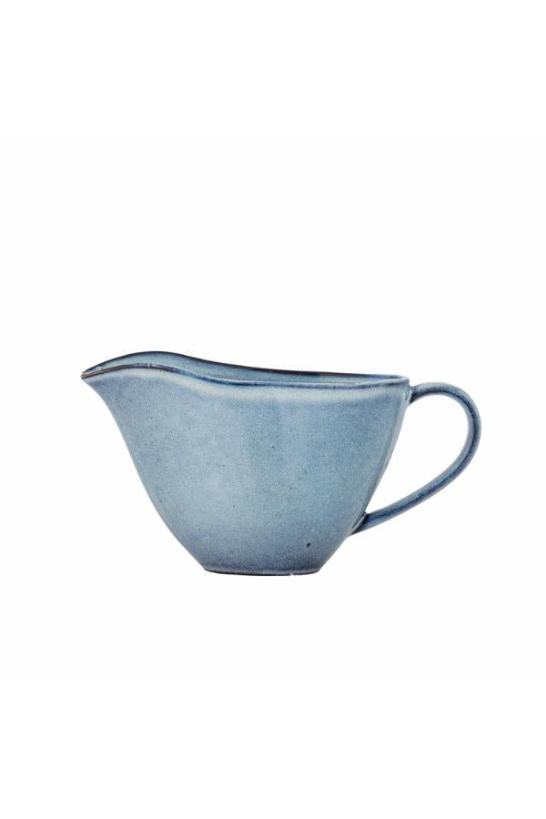 Bloomingville Sandrine Gravy Boat, Blue, Stoneware