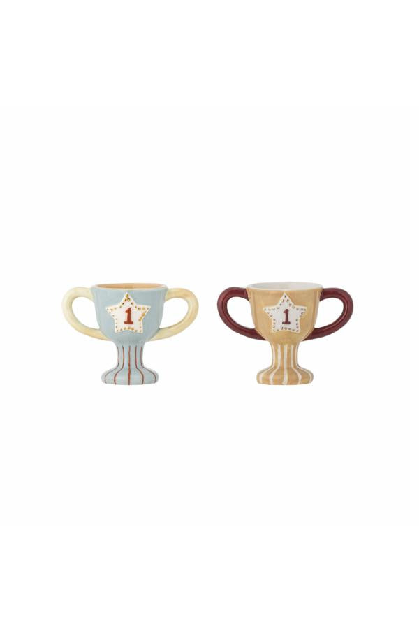 Bloomingville Mini Trophy Egg Cup, Multi, Stoneware