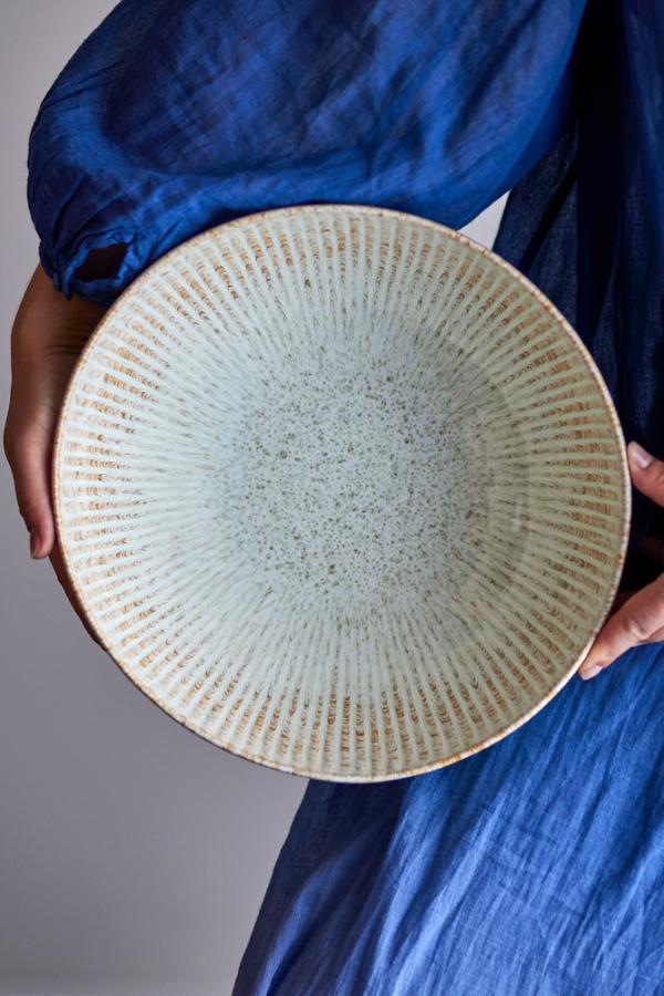 Creative Collection Fleur Bowl, Nature, Stoneware