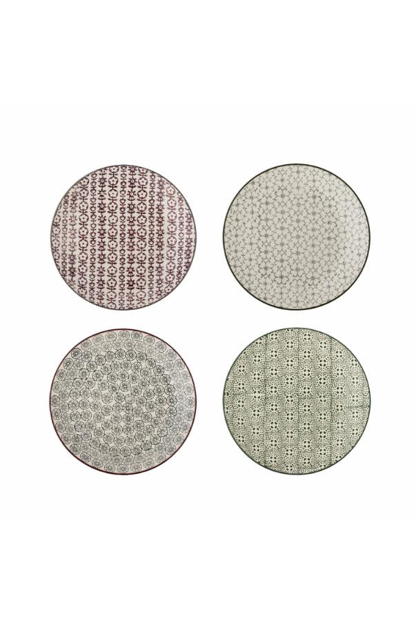 Bloomingville Karine Plate, Multi, Stoneware