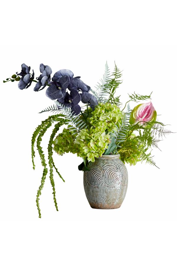 Bloomingville Poetry Bouquet, Green, Artificial Flowers