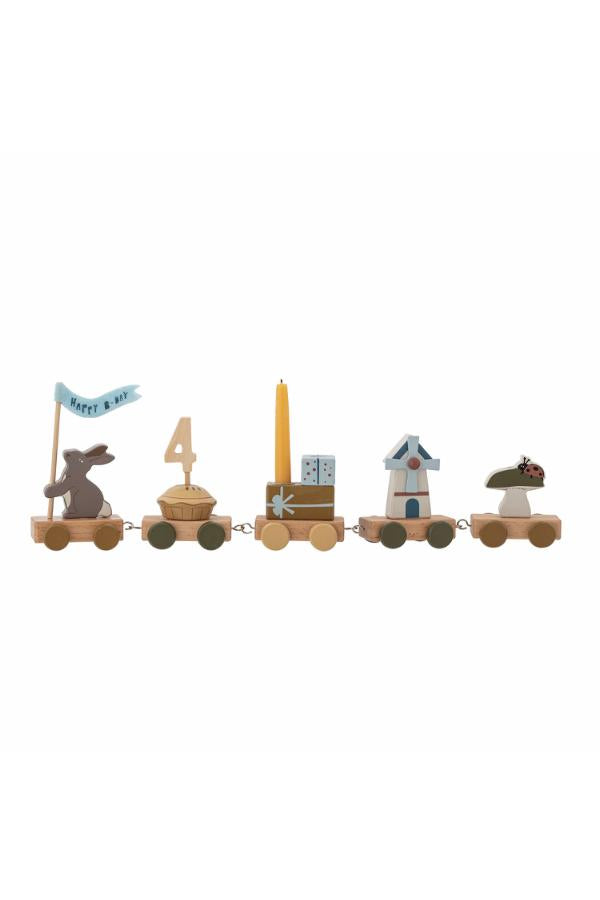 Bloomingville Mini Alfi Birthday Decoration, Multi, FSC®100%, MDF