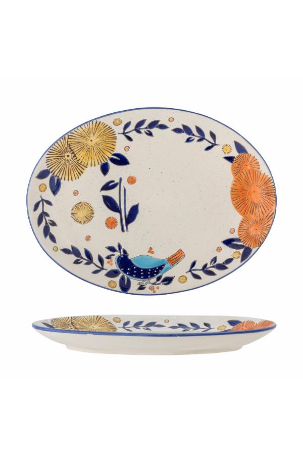 Creative Collection Lynna Serving Plate, Multi, Stoneware