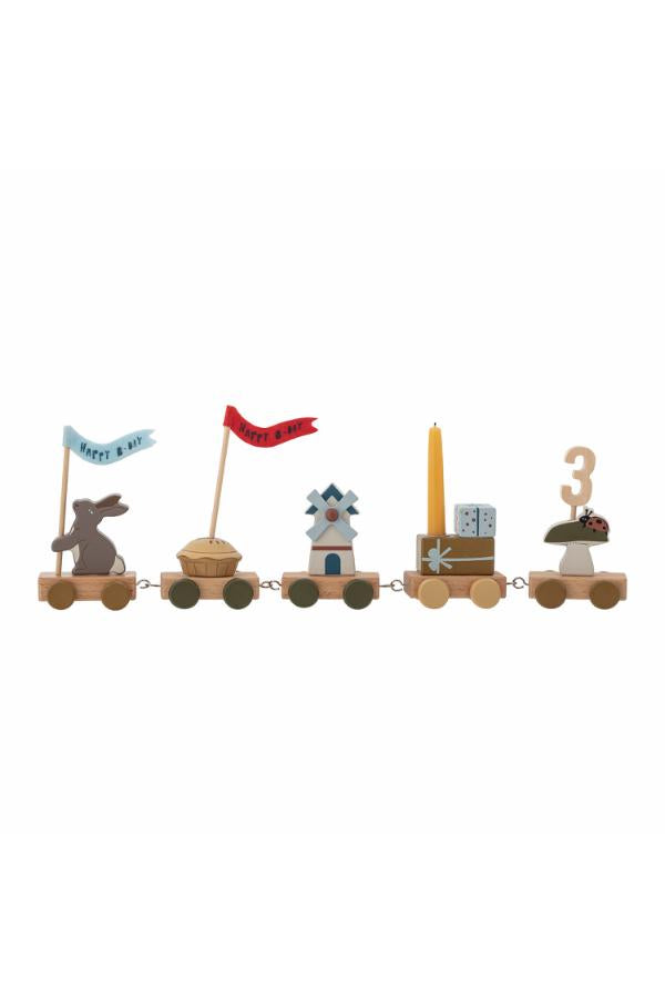 Bloomingville Mini Alfi Birthday Decoration, Multi, FSC®100%, MDF