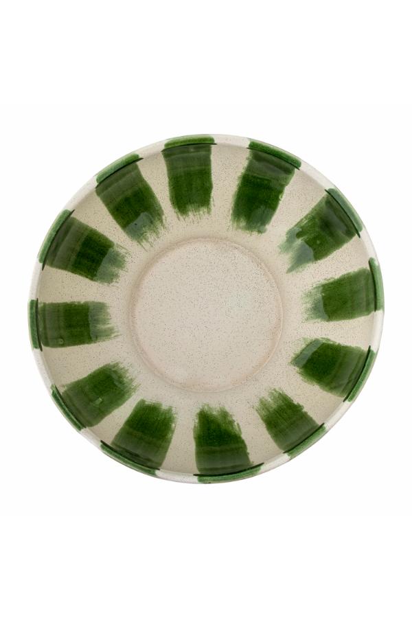 Creative Collection Shakti Bowl, Green, Stoneware