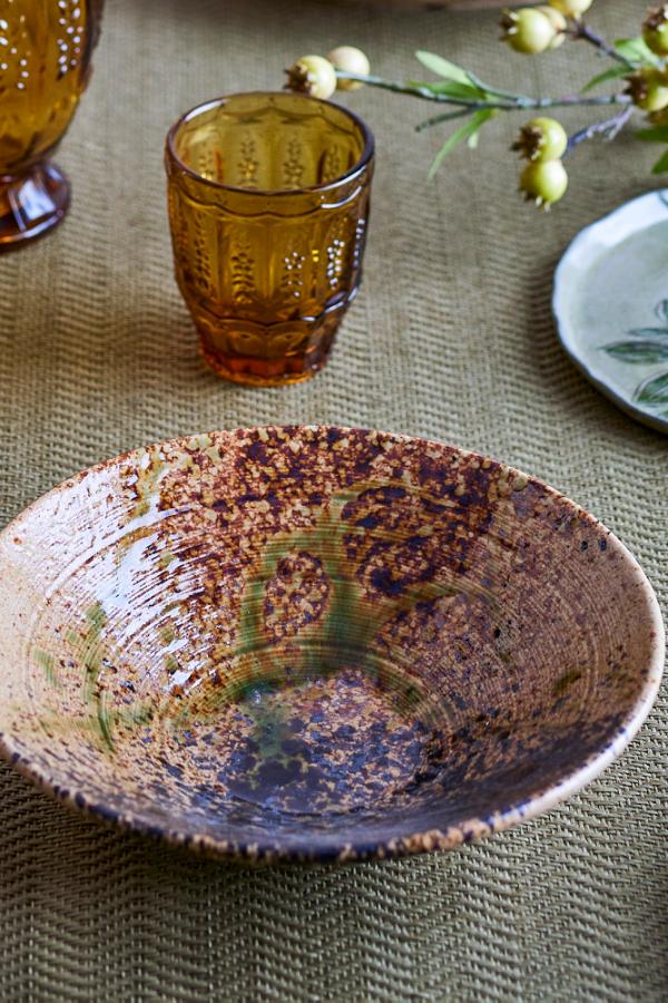 Creative Collection Larken Serving Plate, Multi, Stoneware