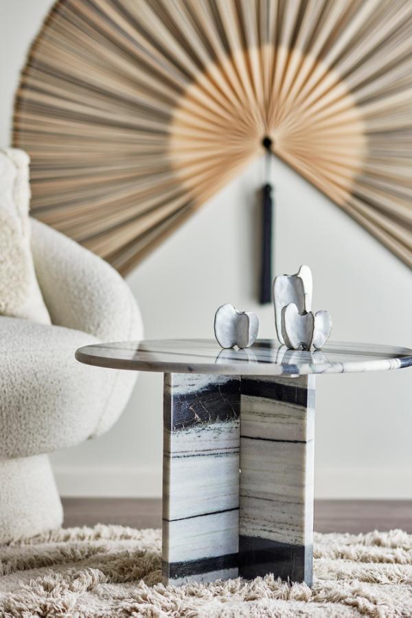 Bloomingville Rosito Coffee Table, White, Marble