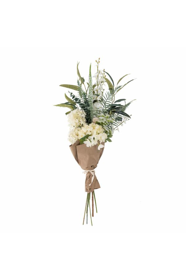 Bloomingville Symphonie Bouquet, White, Artificial Flowers