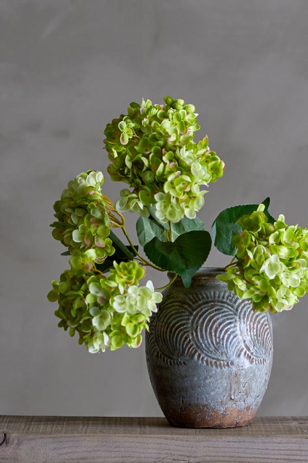 Bloomingville Hydrangea Stem, White, Artificial Flowers