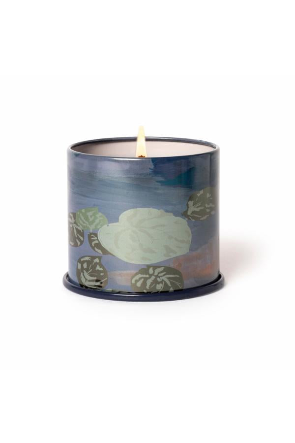 Illume Hidden Lake Vanity Tin Candle, Blue,