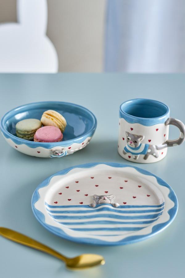 Bloomingville Mini Mille Tableware Set, Multi, Stoneware
