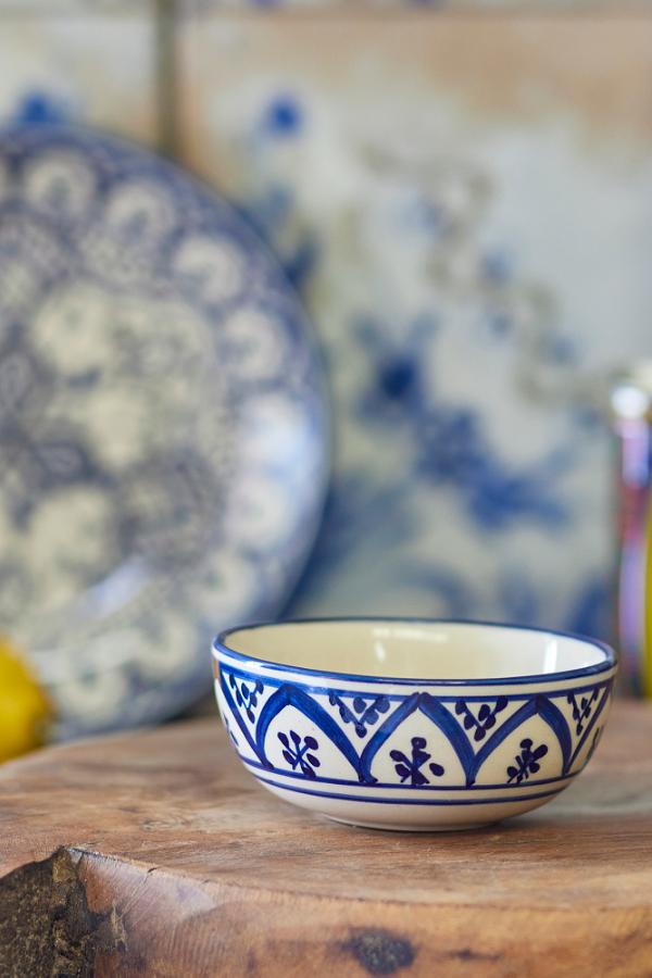 Creative Collection Karlie Bowl, Blue, Stoneware