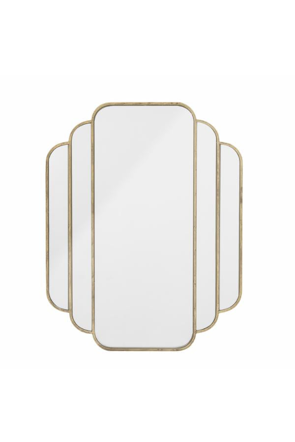Creative Collection Mas Wall Mirror, Brass, Metal
