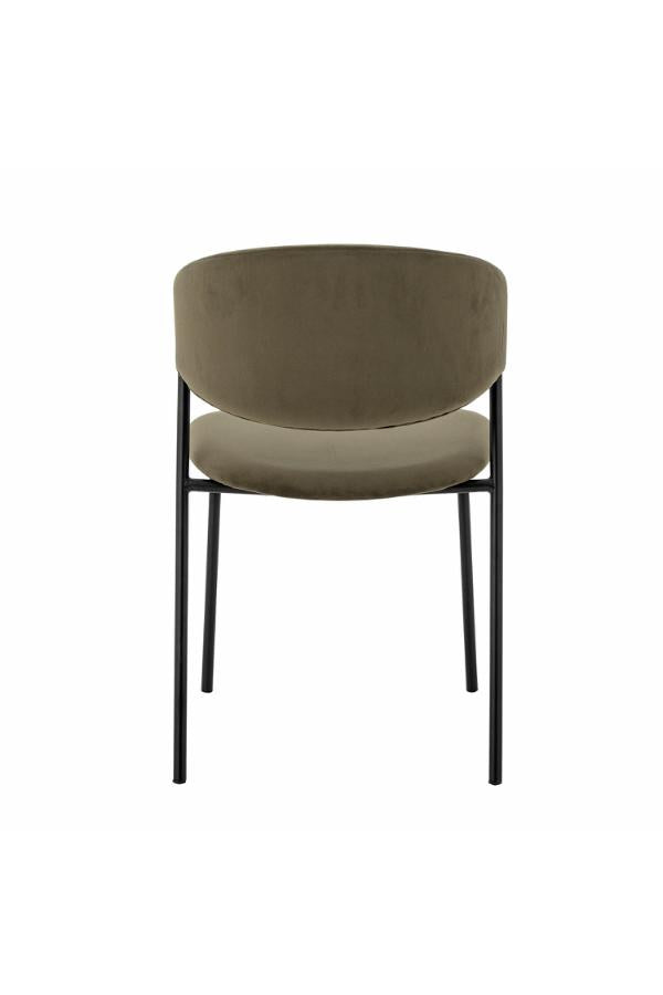 Bloomingville Marlo Dining Chair, Green, Recycled Polyester
