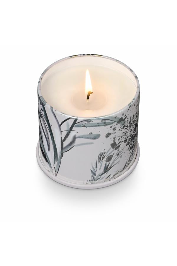 Illume Winter White Vanity Tin Candle, White,