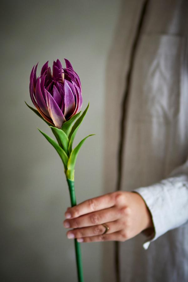 Bloomingville Lily Stem, Purple, Artificial Flowers