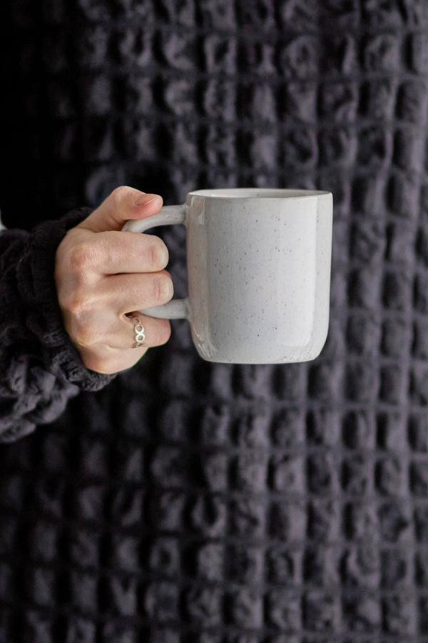 Bloomingville Addison Cup, White, Stoneware