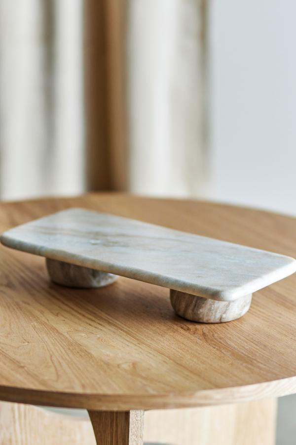 Bloomingville Fatin Pedestal, Grey, Marble
