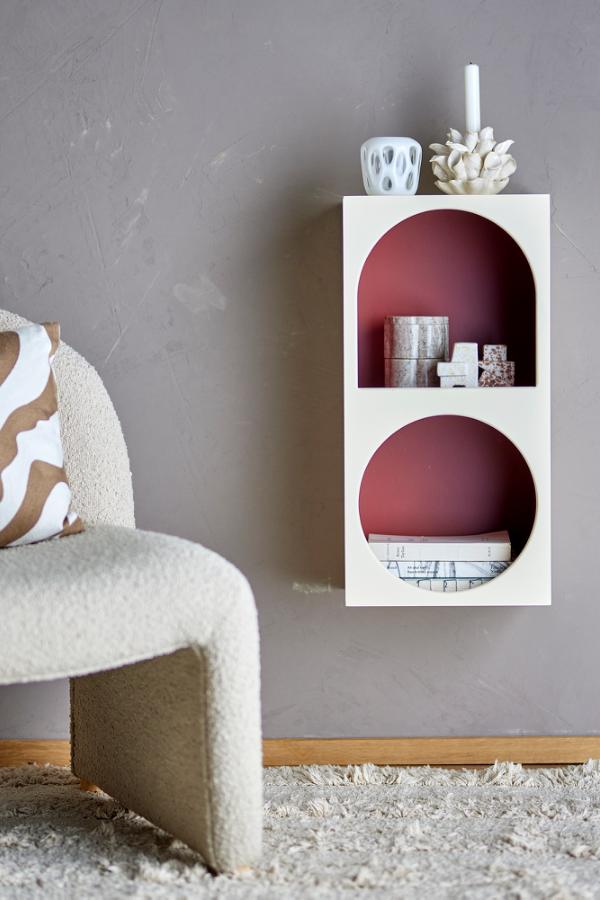 Bloomingville Graphia Bookcase, White, MDF