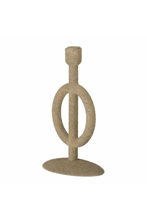 Bloomingville Flikka Candle Holder, Nature, Polyresin