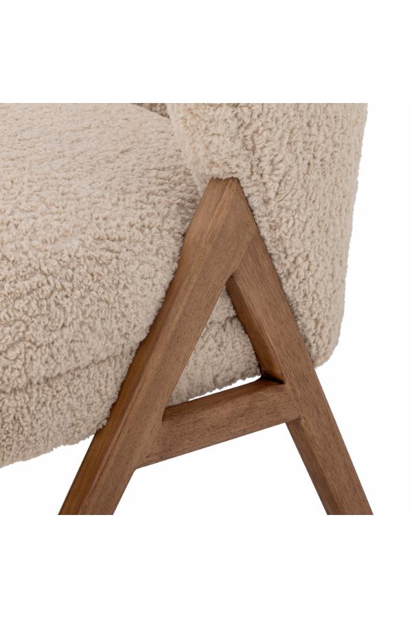 Bloomingville Camino Lounge Chair, Nature, FSC®100%, Rubberwood