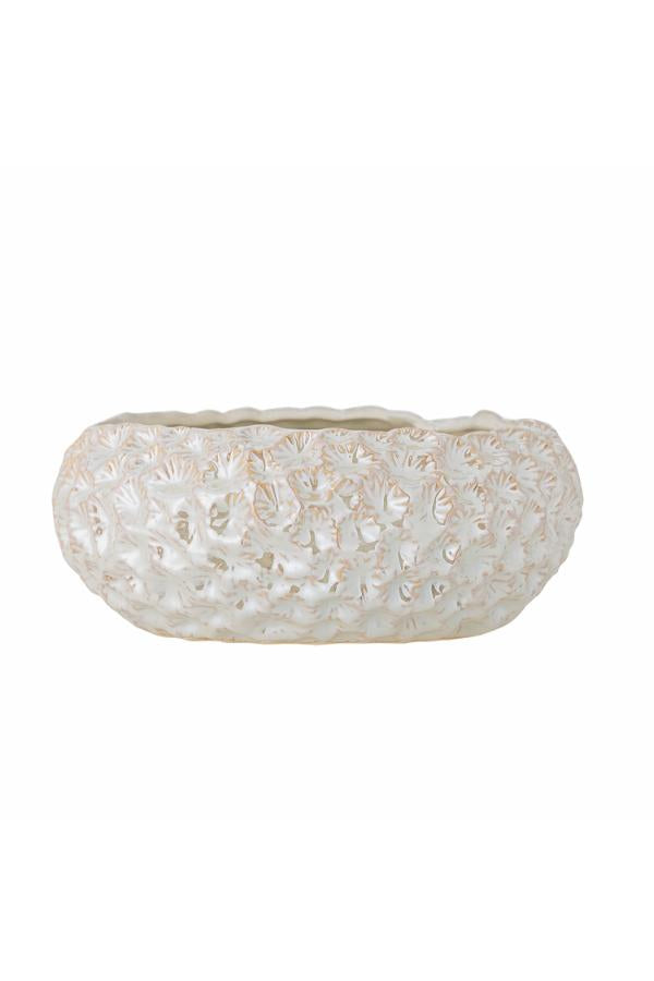 Bloomingville Lowen Bowl, White, Stoneware