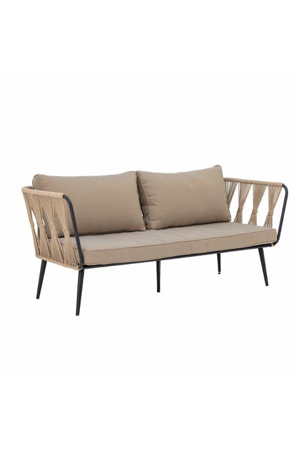 Bloomingville Pavone Sofa, Brown, Metal
