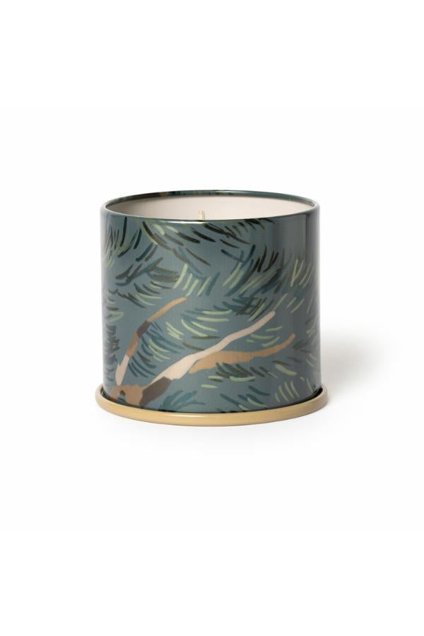 Illume Hinoki Sage Vanity Tin Candle, Green,