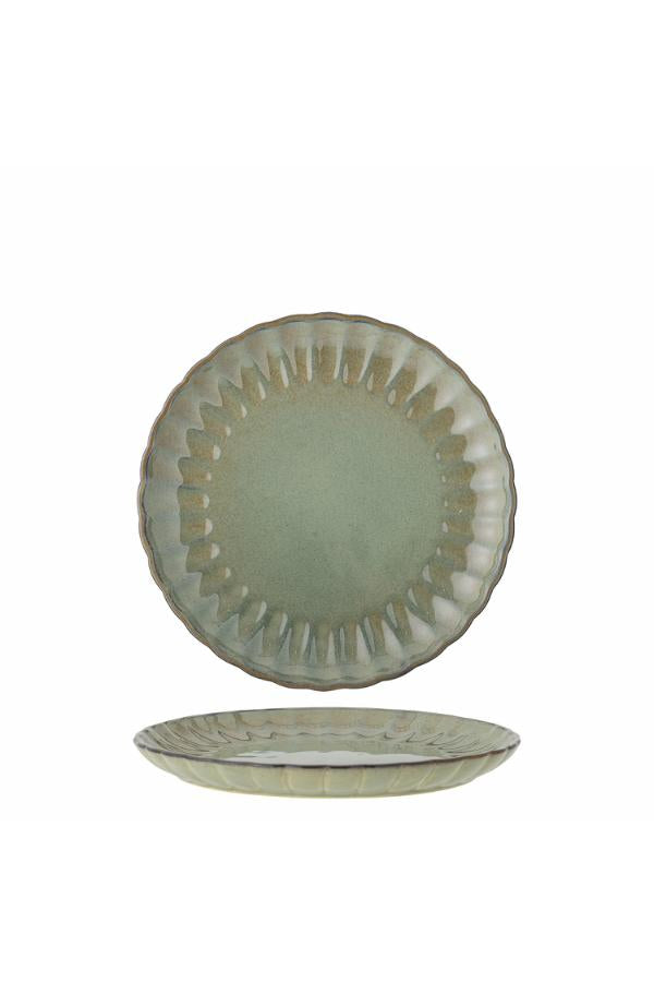Bloomingville Latina Plate, Green, Stoneware